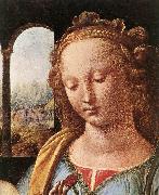 LEONARDO da Vinci Madonna with a Flower (Madonna Benois) g oil painting reproduction